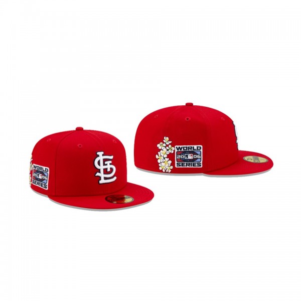 Men's St. Louis Cardinals State Flower Red 59FIFTY Fitted Hat