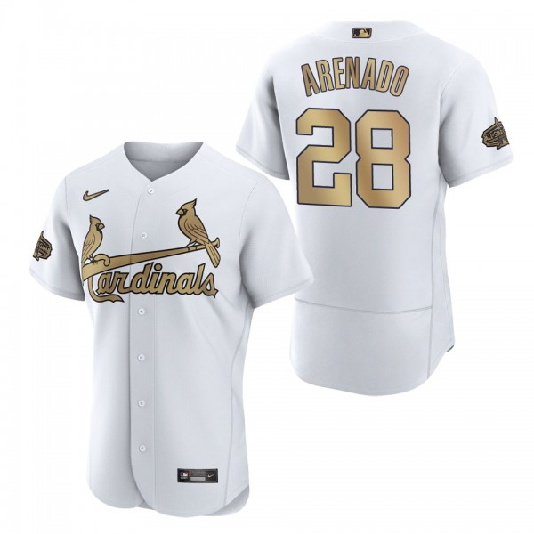 Nolan Arenado Cardinals 2022 MLB All-Star Game Authentic White Jersey