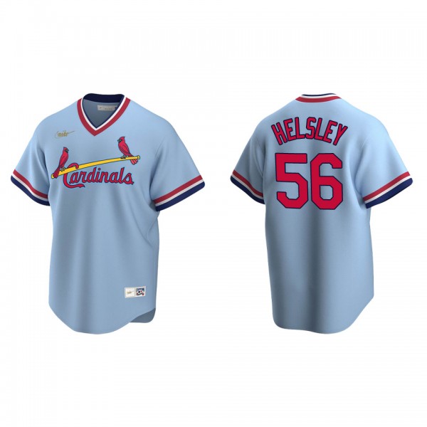 Ryan Helsley St. Louis Cardinals Light Blue Road Cooperstown Collection Jersey