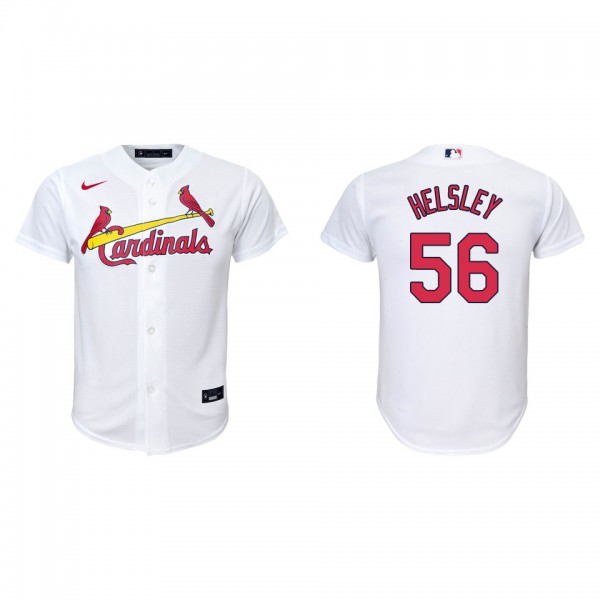 Ryan Helsley Youth St. Louis Cardinals White Home Replica Jersey