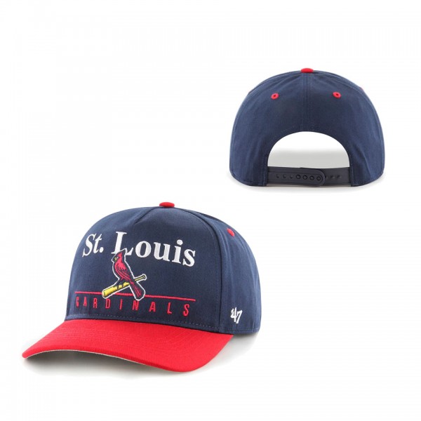 St. Louis Cardinals '47 Retro Super Hitch Snapback Hat Navy Red