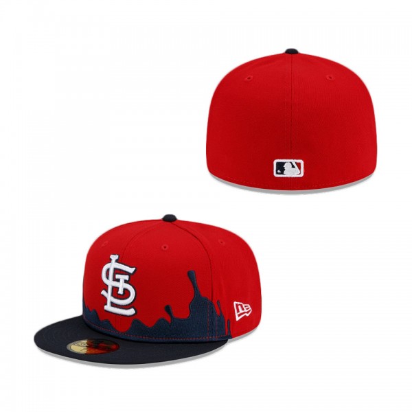 St. Louis Cardinals Drip Front 59FIFTY Fitted Hat