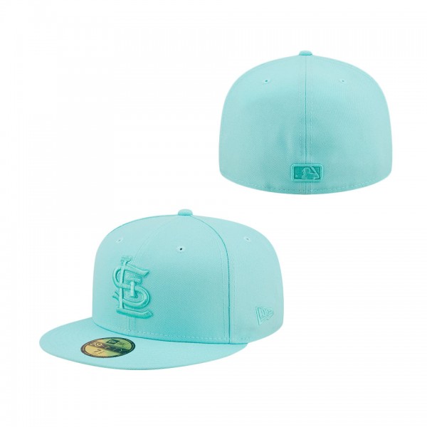 St. Louis Cardinals New Era Icon Color Pack 59FIFTY Fitted Hat Turquoise