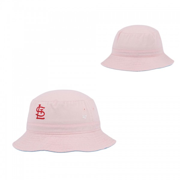 Men's St. Louis Cardinals Pink Ballpark Bucket Hat