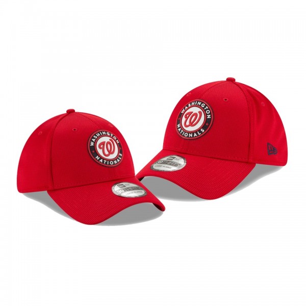Men's Nationals Clubhouse Red 39THIRTY Flex Hat