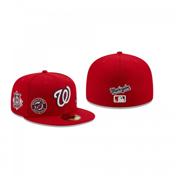 Men's Washington Nationals Multi Red 59FIFTY Fitted Hat