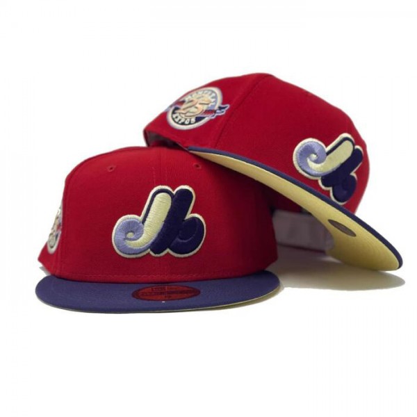 New Era Montreal Expos 25th Anniversary Tulip Collection 59FIFTY Fitted Hat