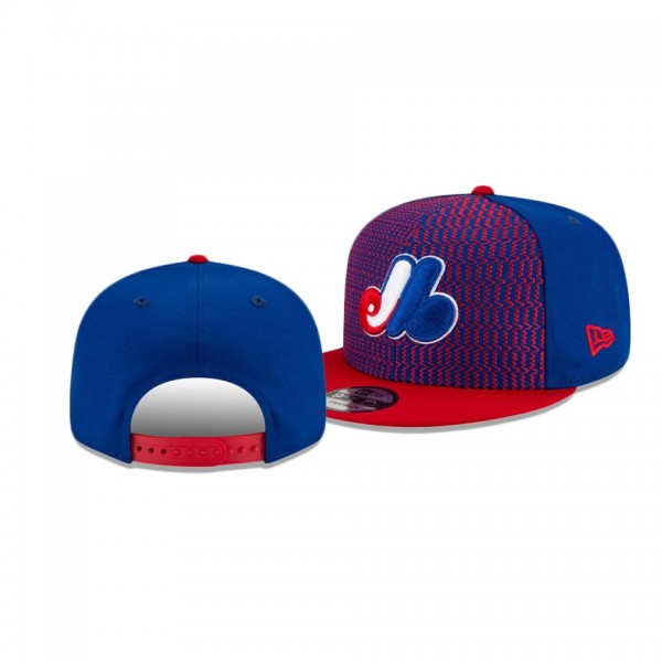 Montreal Expos Zig Zag 9FIFTY Snapback Hat