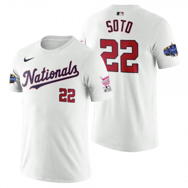 Washington Nationals Juan Soto White-1 2022 Home Run Derby Champ T-Shirt