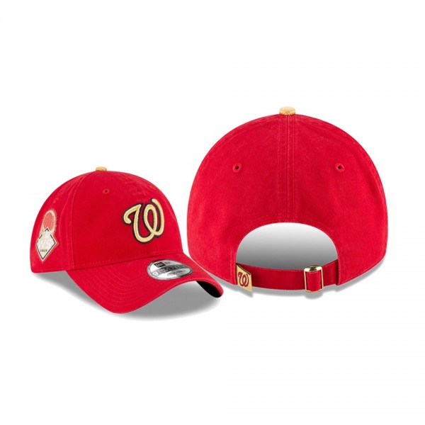 Men's Washington Nationals 2020 Gold Program Red 9TWENTY Adjustable Hat