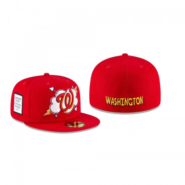 Men's Washington Nationals Cloud Red 59FIFTY Fitted Hat