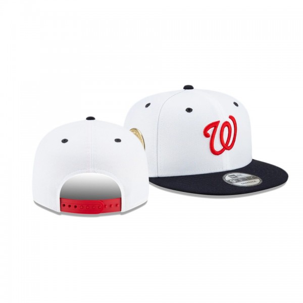 Washington Nationals Americana White 9FIFTY Snapback Hat