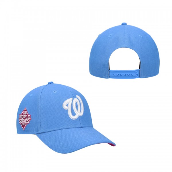 Washington Nationals '47 2019 World Series Orchid Undervisor MVP Snapback Hat Periwinkle