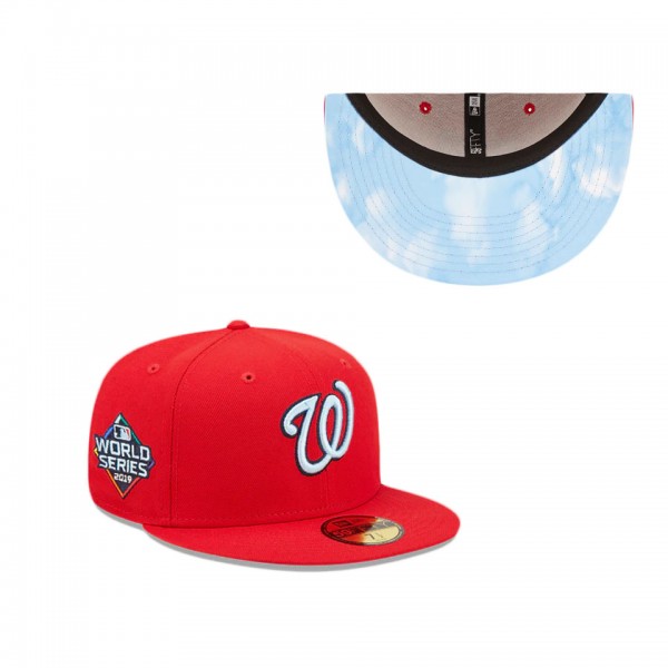 Washington Nationals Clouds 59FIFTY Fitted Hat