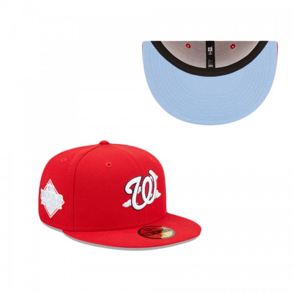 Washington Nationals Comic Cloud 59FIFTY Fitted Hat
