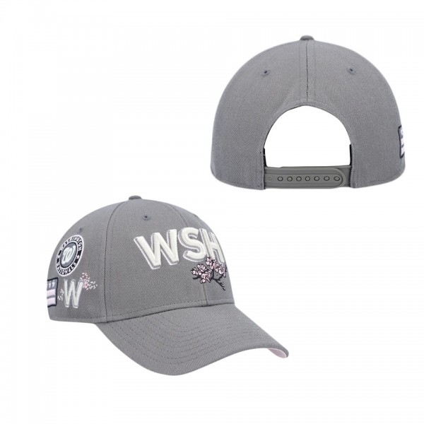 Washington Nationals Gray City Connect MVP Adjustable Hat