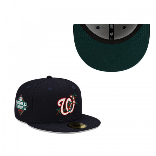 Washington Nationals Holly Fitted Hat