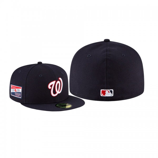 Men's Washington Nationals Centennial Collection Navy 59FIFTY Fitted Hat