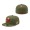 Washington Nationals Splatter 59FIFTY Fitted Hat Olive