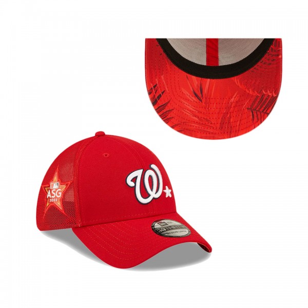 Washington Nationals Red 2022 MLB All-Star Game Workout 39THIRTY Flex Hat