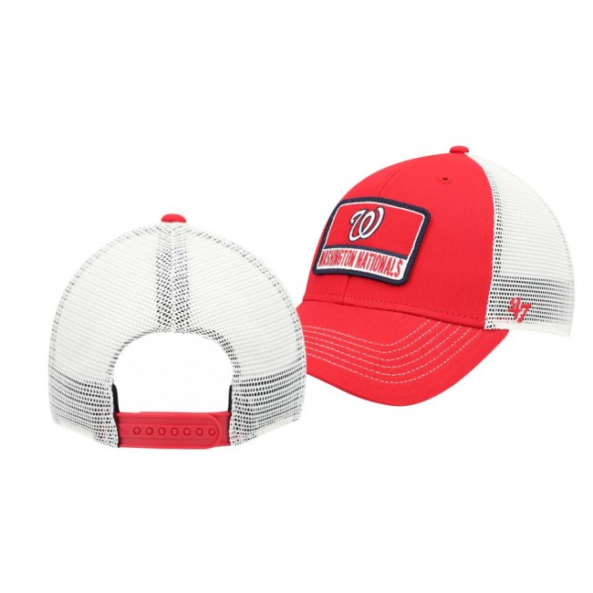 Youth Washington Nationals Zoomer MVP Red Trucker Snapback Hat
