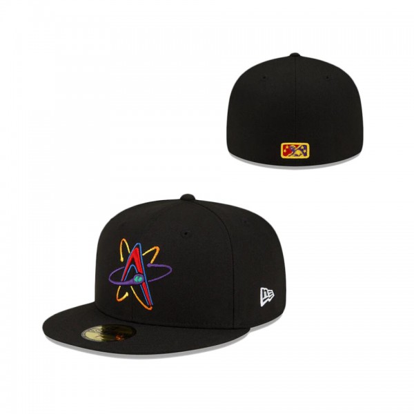 Albuquerque Isotopes Pitch Black 59FIFTY Fitted Hat