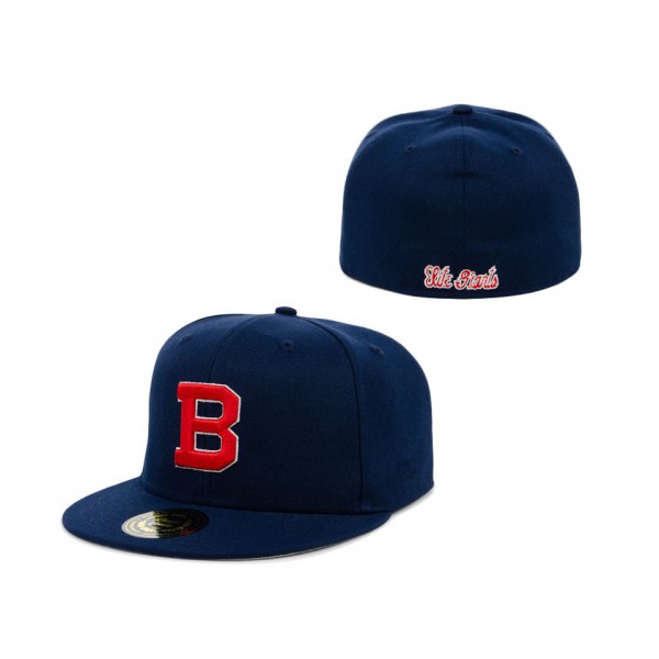 Men's Baltimore Elite Giants Rings & Crwns Navy Team Fitted Hat