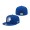 Men's Charleston RiverDogs New Era Blue Rainbows Theme Night 59FIFTY Fitted Hat
