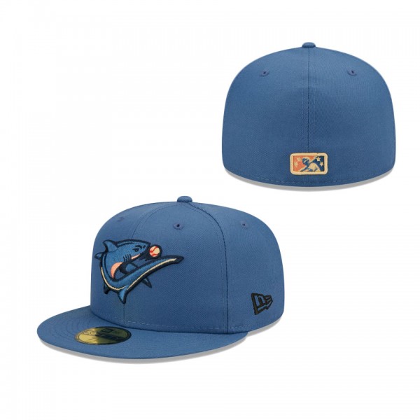 Men's Clearwater Threshers New Era Gray Authentic Collection Team Alternate 59FIFTY Fitted Hat