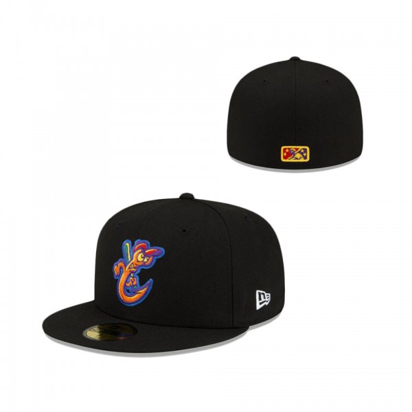 Corpus Christi Hooks Pitch Black 59FIFTY Fitted Hat