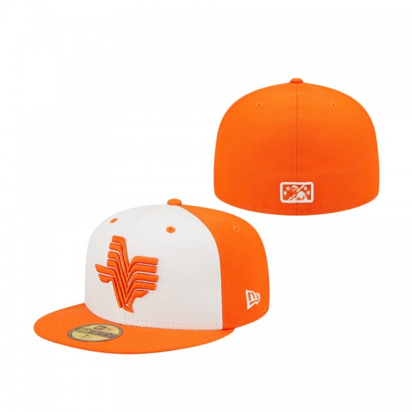 Men's Corpus Christi Hooks New Era White Honey Butter Chicken Biscuit Theme Night 59FIFTY Fitted Hat