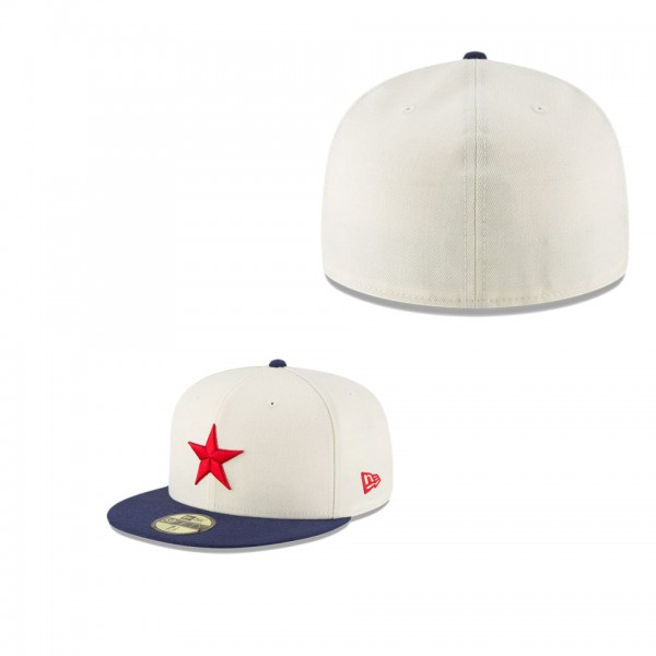 Detroit Stars White Cooperstown Collection Turn Back The Clock Fitted Hat