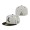 Men's Durham Bulls New Era White Black Sox Theme Night 59FIFTY Fitted Hat
