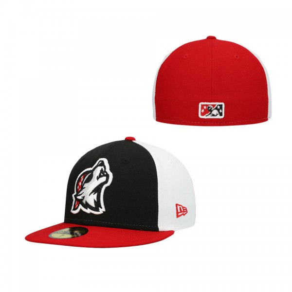 Men's Erie SeaWolves New Era Black Authentic Collection Team Alternate 59FIFTY Fitted Hat