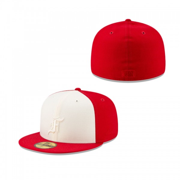 Essentials By Fear Of God Scarlet 59FIFTY Fitted Hat