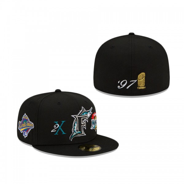 Florida Marlins Call Out Fitted Hat