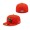 Men's Greensboro Grasshoppers New Era Orange Authentic Collection 59FIFTY Fitted Hat