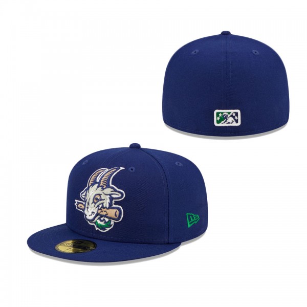 Men's Hartford Yard Goats New Era Royal Authentic Collection 59FIFTY Fitted Hat
