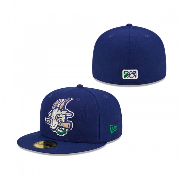 Men's Hartford Yard Goats New Era Royal Authentic Collection 59FIFTY Fitted Hat