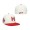 Men's Hilldale Club Rings & Crwns Cream Maroon Team Fitted Hat