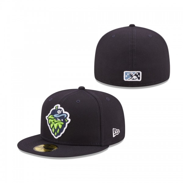 Men's Hillsboro Hops New Era Navy Authentic Collection 59FIFTY Fitted Hat