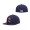 Men's Jacksonville Jumbo Shrimp New Era Navy Authentic Collection Road 59FIFTY Fitted Hat