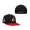 Men's Jacksonville Red Caps Rings & Crwns Black Red Team Fitted Hat