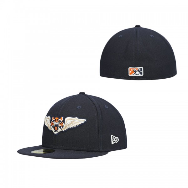 Men's Lakeland Flying Tigers New Era Navy Authentic Collection Team Game 59FIFTY Fitted Hat
