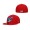 Men's Lakewood Blueclaws New Era Red Authentic Collection Team Home 59FIFTY Fitted Hat