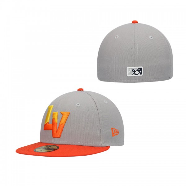 Men's Las Vegas Aviators New Era Gray Authentic Collection Team Alternate 59FIFTY Fitted Hat