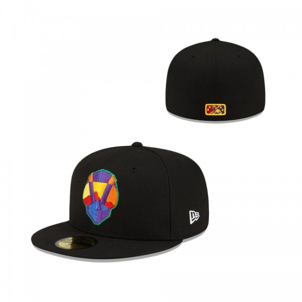 Las Vegas Aviators Pitch Black 59FIFTY Fitted Hat