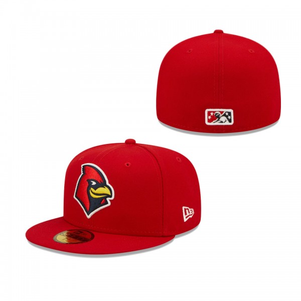 Men's Memphis Redbirds New Era Red Authentic Collection Team Alternate 59FIFTY Fitted Hat