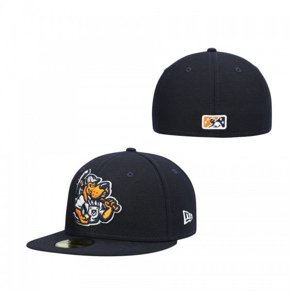 Men's Midland Rockhounds New Era Navy Authentic Collection Team Home 59FIFTY Fitted Hat