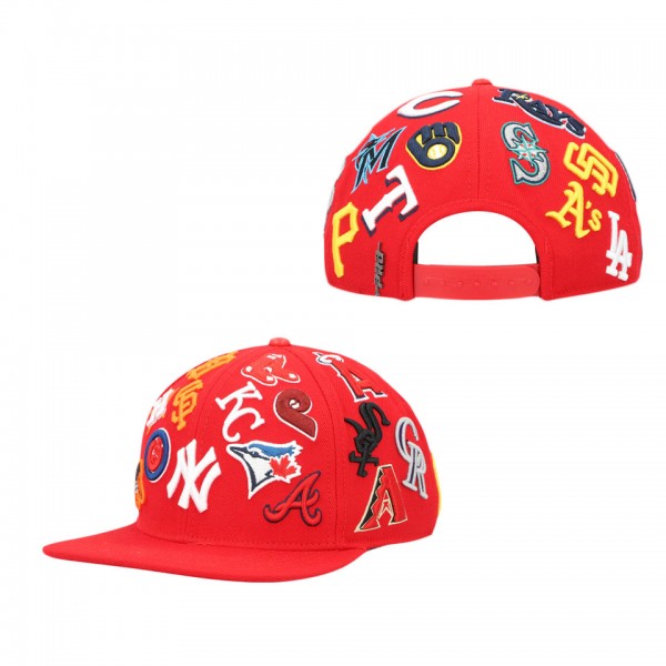 MLB Pro Standard Red Pro League Wool Snapback Hat